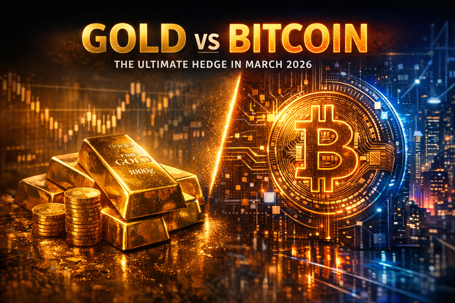 Gold vs Bitcoin: The Ultimate Hedge in March 2026