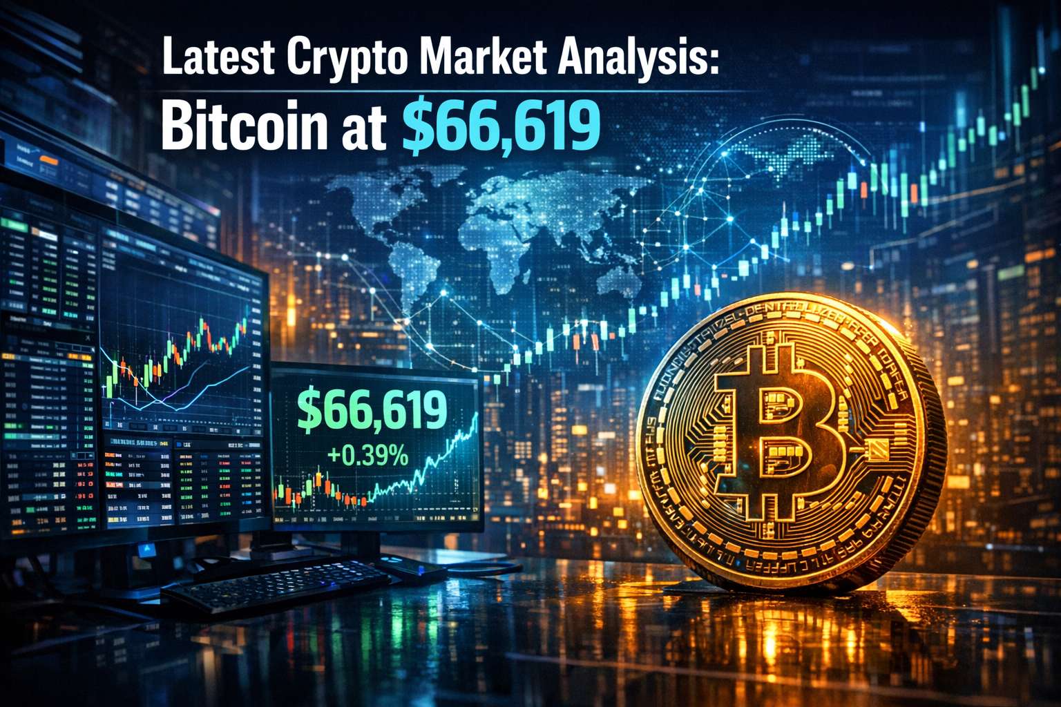 Latest Crypto Market Analysis: Bitcoin at $66,619