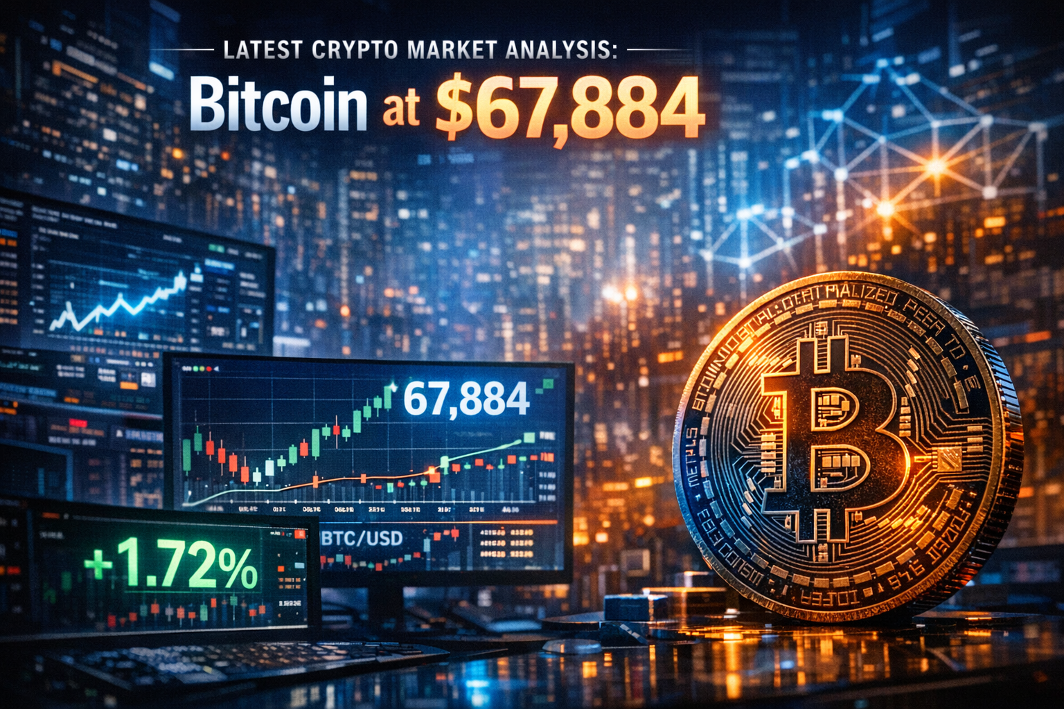 Latest Crypto Market Analysis: Bitcoin at $67,884