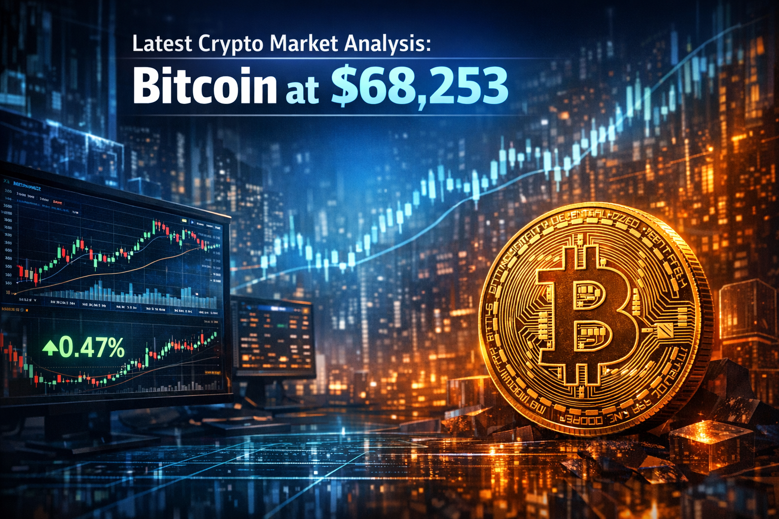 Latest Crypto Market Analysis: Bitcoin at $68,253